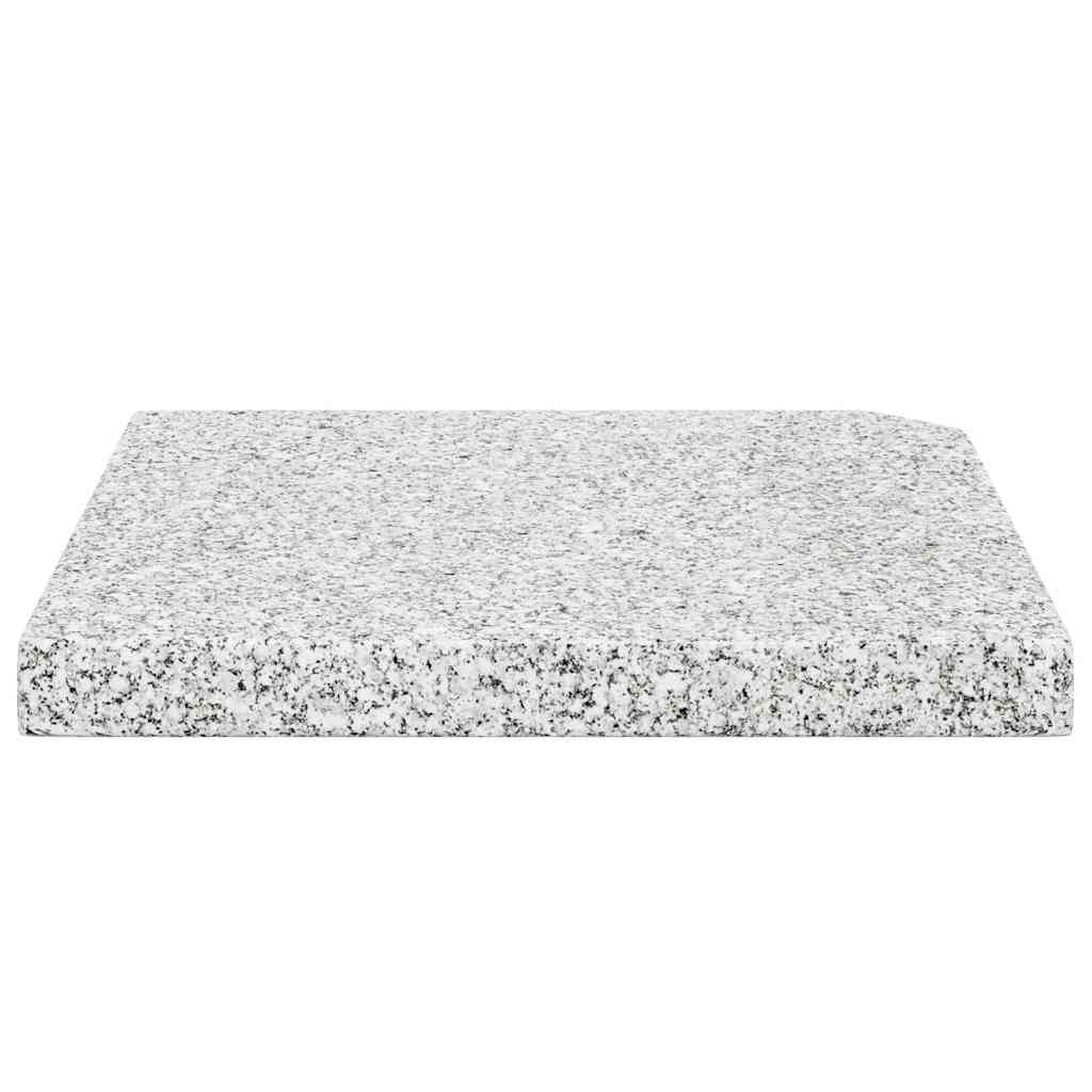 vidaXL Parasol Base Plate Square 25 kg Granite Black