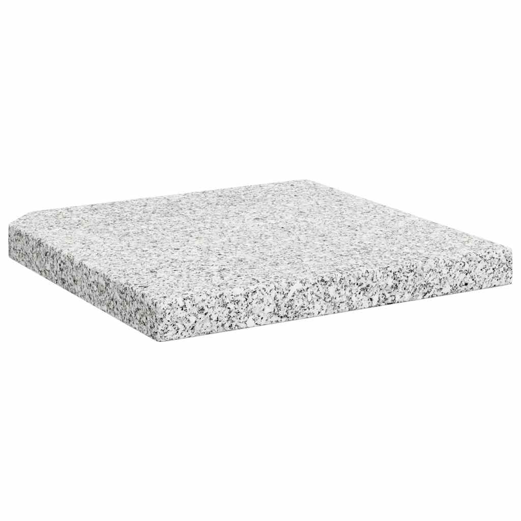 vidaXL Parasol Base Plate Square 25 kg Granite Black