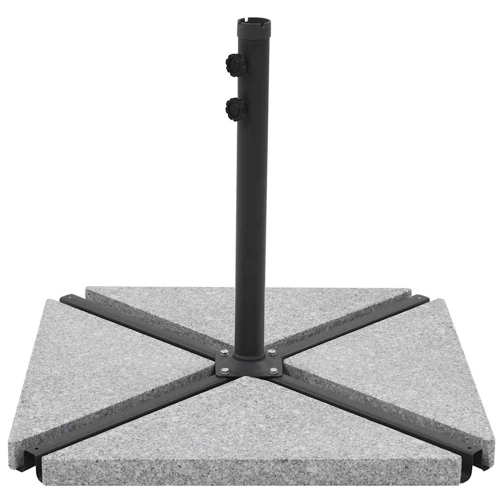 vidaXL Parasol Base Plate Triangular 15 kg Granite Grey