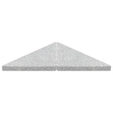 vidaXL Parasol Base Plate Triangular 15 kg Granite Grey