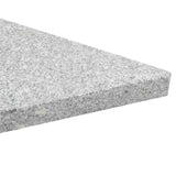 vidaXL Parasol Base Plate Triangular 15 kg Granite Grey