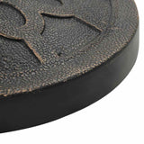 vidaXL Parasolvoet rond 13 kg polyresin bronskleurig