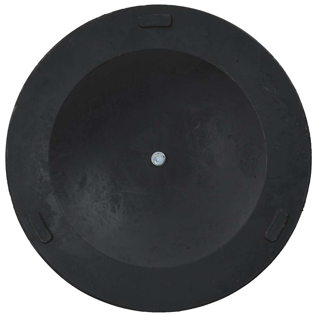 vidaXL Parasolvoet rond 13 kg polyresin bronskleurig