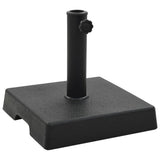 vidaXL Parasolvoet rond 10 kg polyresin zwart