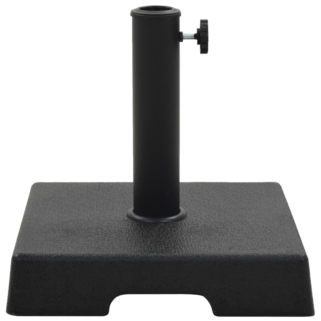 vidaXL Parasolvoet rond 10 kg polyresin zwart