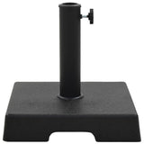 vidaXL Parasolvoet rond 10 kg polyresin zwart