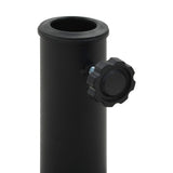 vidaXL Parasolvoet rond 10 kg polyresin zwart