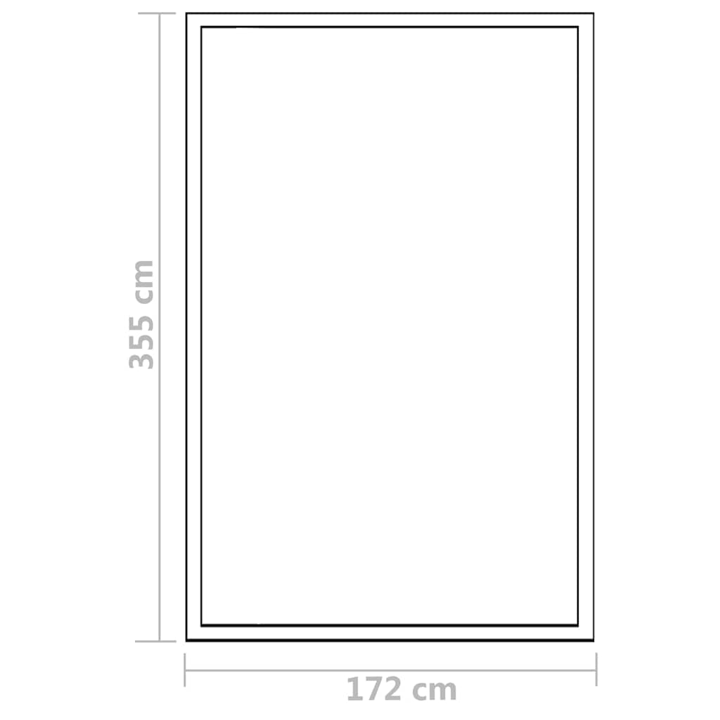 vidaXL Tuinkas 11,19 m³ 302x190x195 cm aluminium