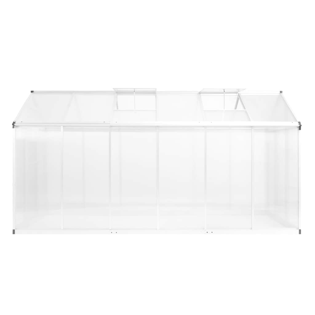 vidaXL Tuinkas 11,19 m³ 302x190x195 cm aluminium
