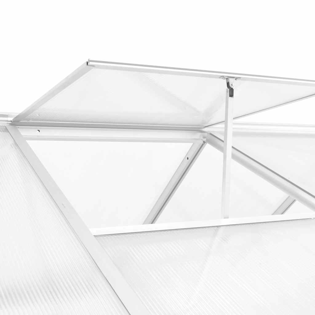 vidaXL Tuinkas 11,19 m³ 302x190x195 cm aluminium
