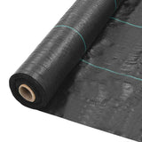 vidaXL Worteldoek 1x25 m PP zwart