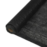vidaXL Privacynet 1x25 m HDPE zwart