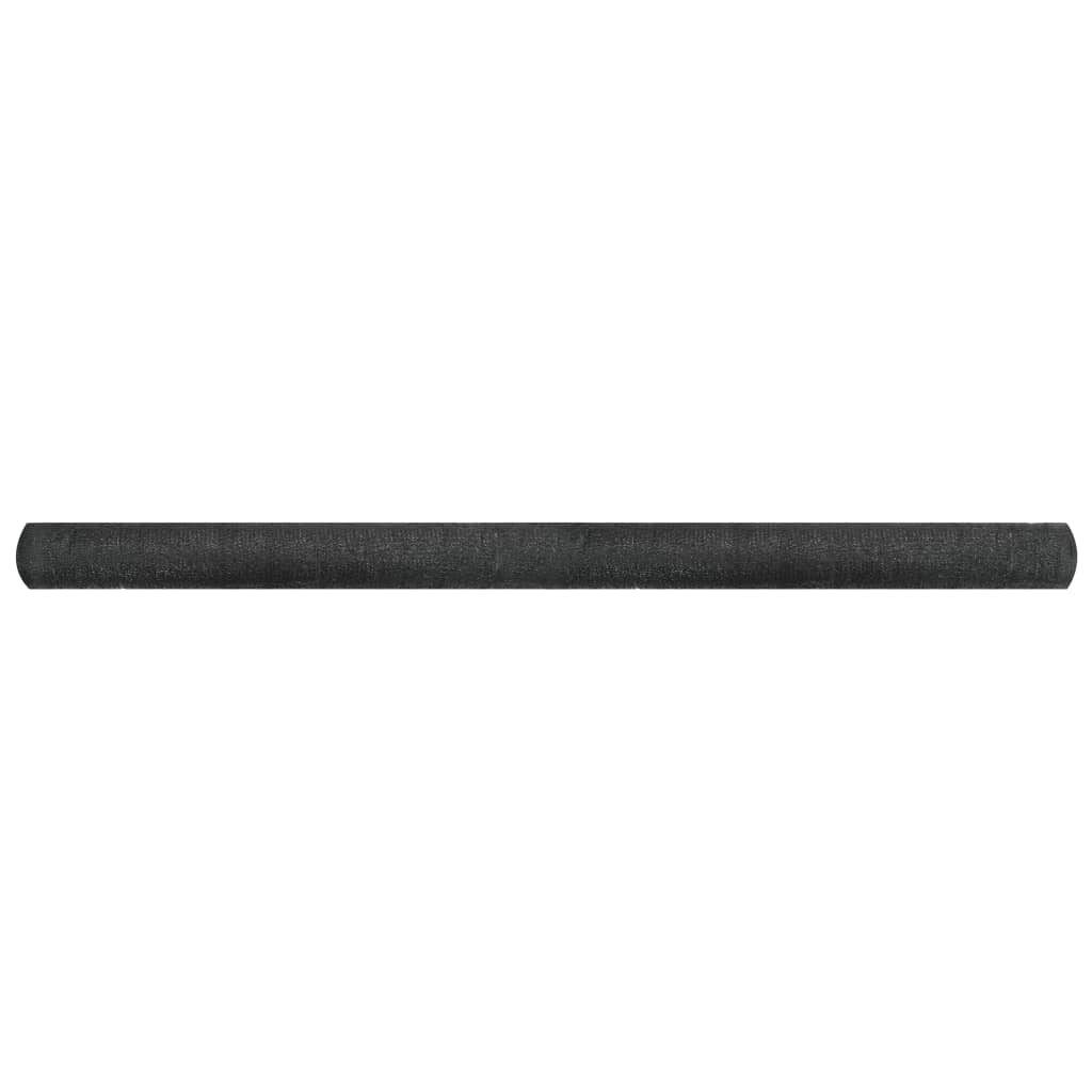 vidaXL Privacynet 1x25 m HDPE zwart