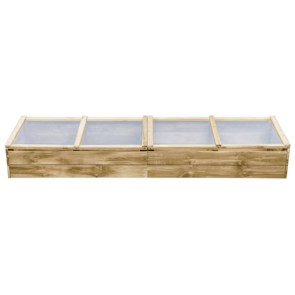 vidaXL Kas 200x50x35 cm geïmpregneerd grenenhout