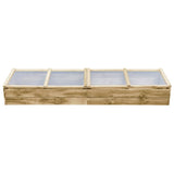 vidaXL Kas 200x50x35 cm geïmpregneerd grenenhout