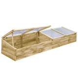 vidaXL Kas 200x50x35 cm geïmpregneerd grenenhout