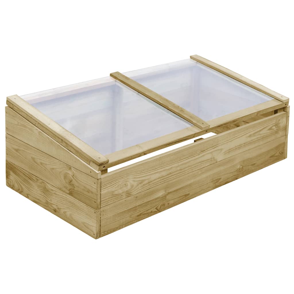 vidaXL Kas 200x50x35 cm geïmpregneerd grenenhout