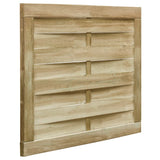 vidaXL Gate 100x75 cm green impregnated pinewood