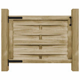 vidaXL Gate 100x75 cm green impregnated pinewood