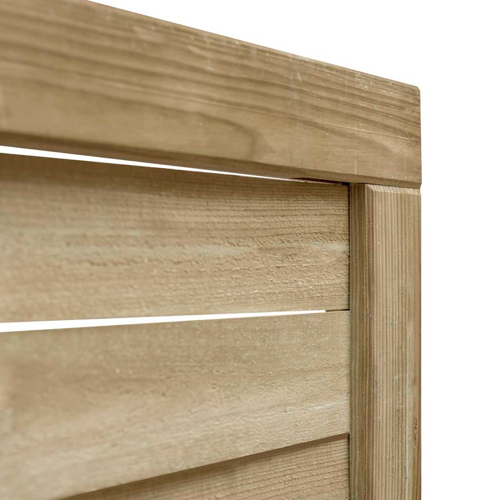 vidaXL Gate 100x75 cm green impregnated pinewood