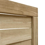 vidaXL Gate 100x75 cm green impregnated pinewood