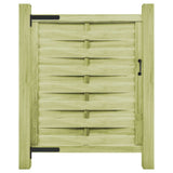 vidaXL Poort 100x125 cm groen geïmpregneerd grenenhout