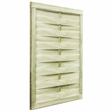 vidaXL Poort 100x125 cm groen geïmpregneerd grenenhout