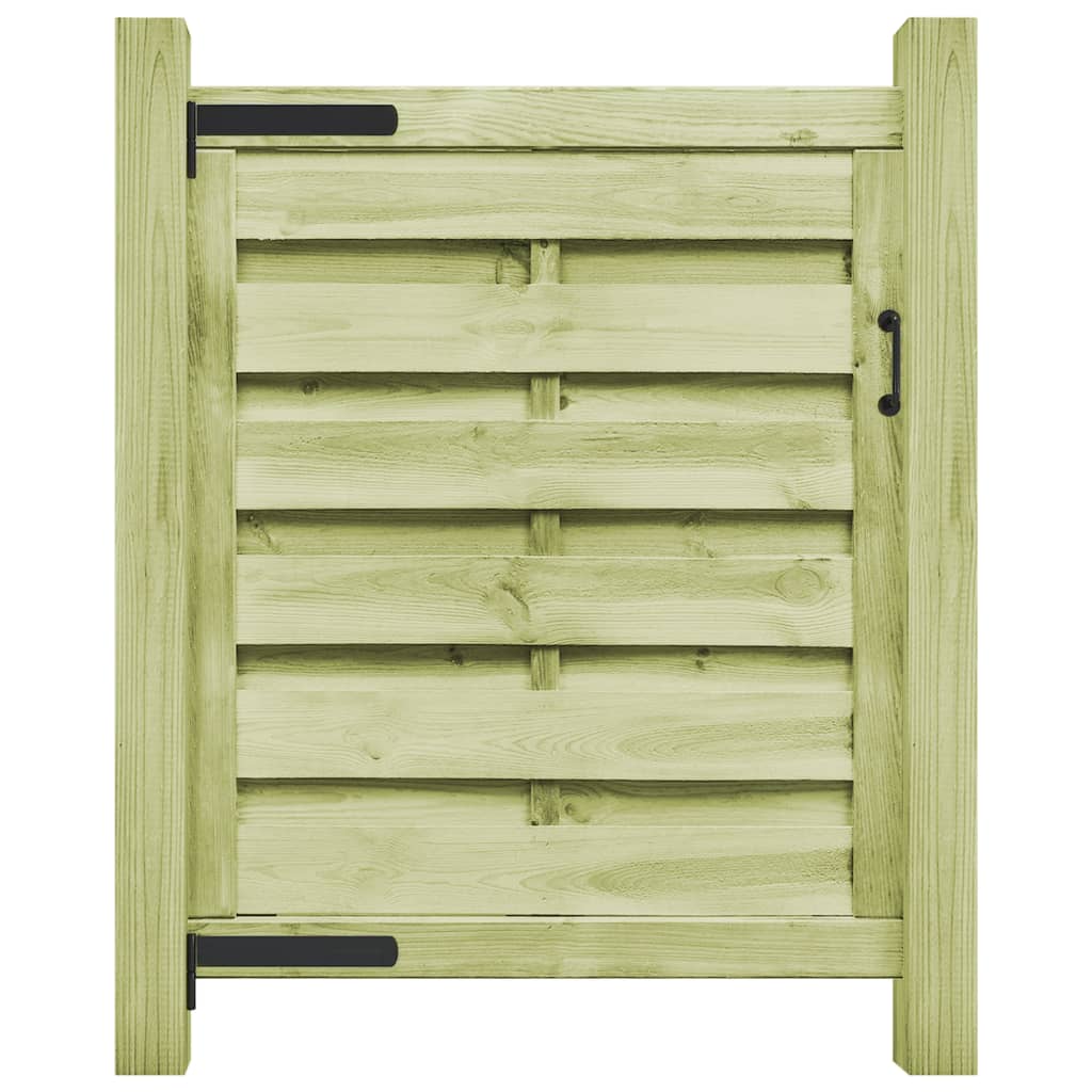 vidaXL Poort 100x75 cm geïmpregneerd grenenhout groen
