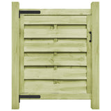 vidaXL Poort 100x75 cm geïmpregneerd grenenhout groen