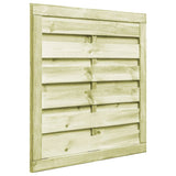 vidaXL Poort 100x75 cm geïmpregneerd grenenhout groen