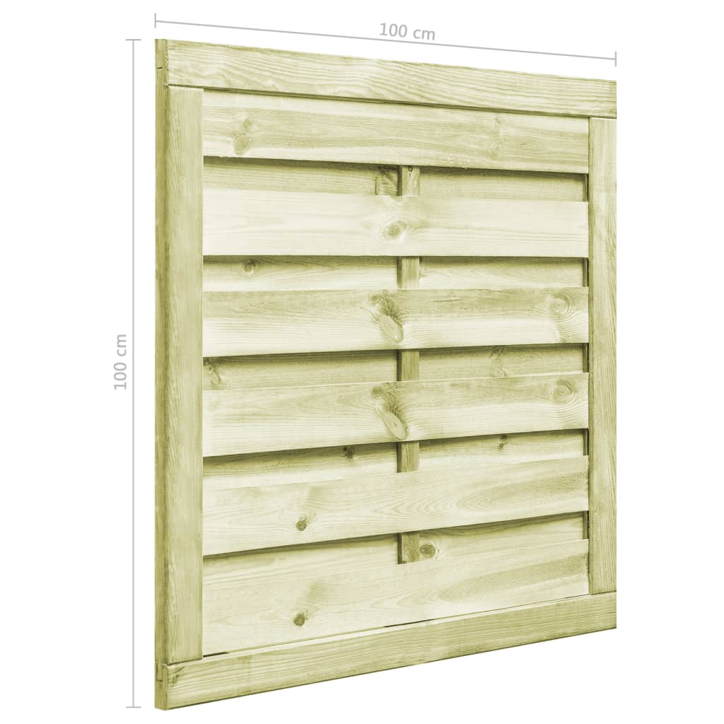 vidaXL Poort 100x75 cm geïmpregneerd grenenhout groen