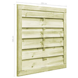 vidaXL Poort 100x75 cm geïmpregneerd grenenhout groen