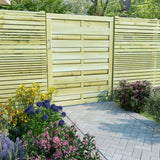 vidaXL Poort 100x75 cm geïmpregneerd grenenhout groen