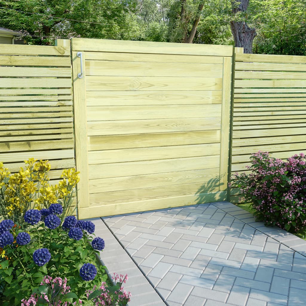 vidaXL Poort 75x100 cm geïmpregneerd grenenhout