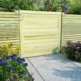 vidaXL Poort 75x100 cm geïmpregneerd grenenhout