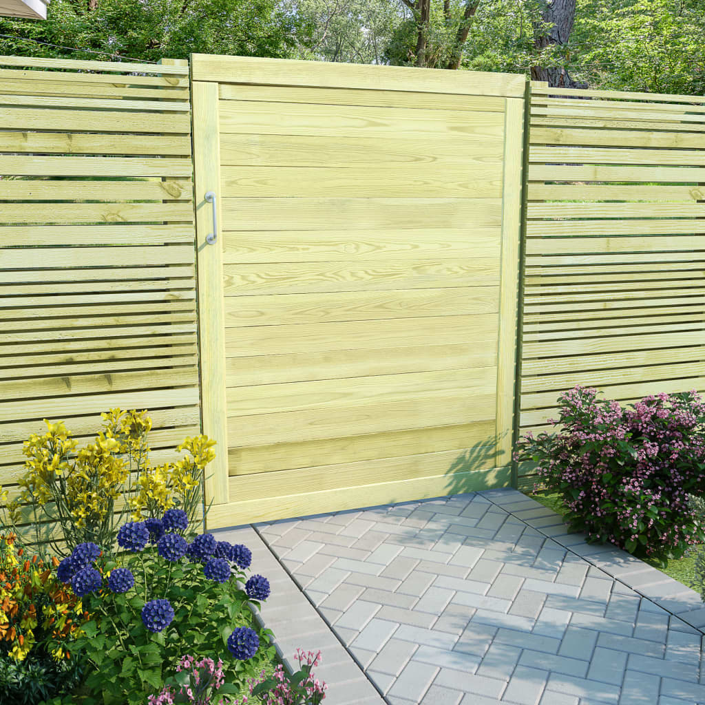 vidaXL Poort 75x100 cm geïmpregneerd grenenhout