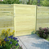 vidaXL Poort 75x100 cm geïmpregneerd grenenhout