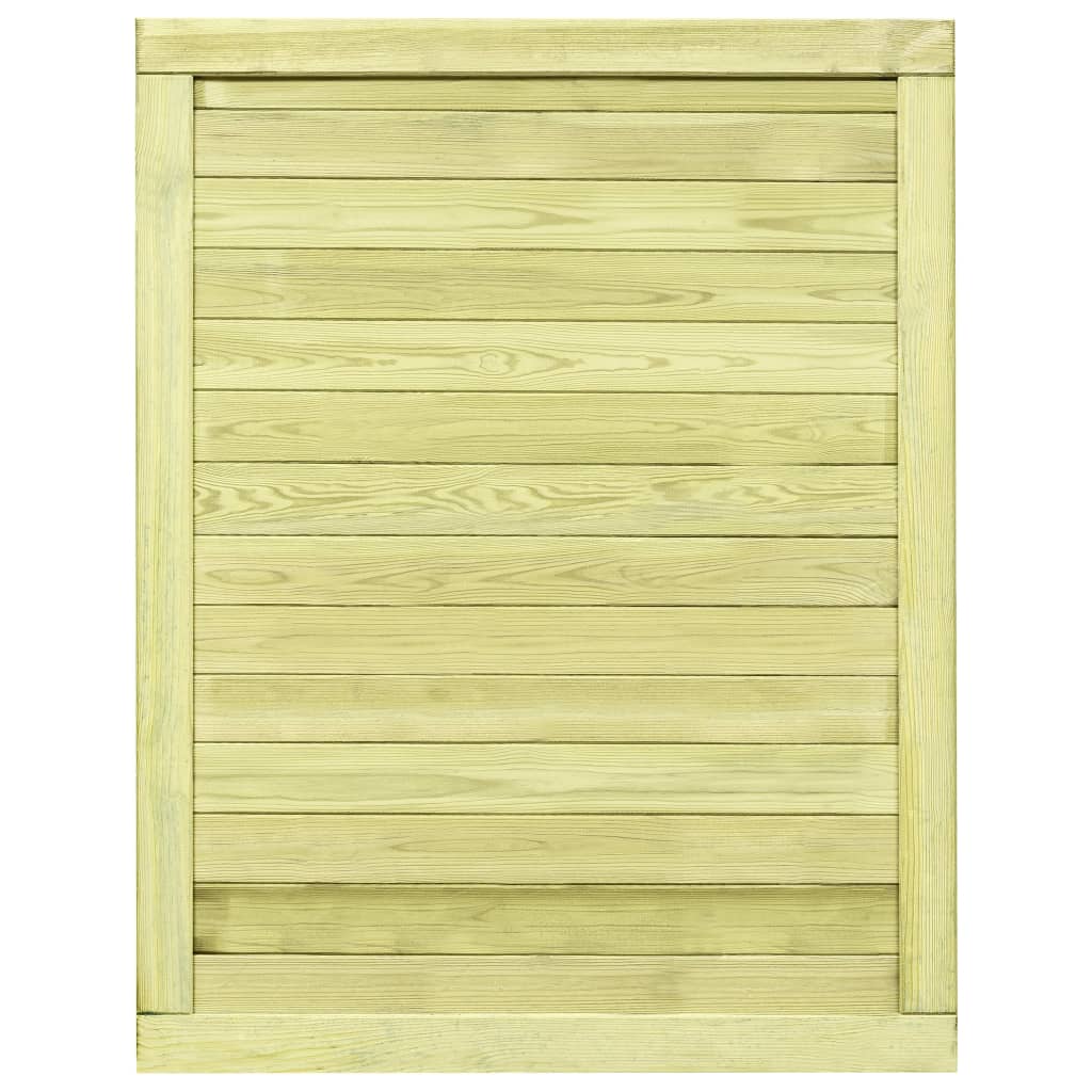 vidaXL Poort 75x100 cm geïmpregneerd grenenhout