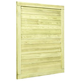 vidaXL Poort 75x100 cm geïmpregneerd grenenhout