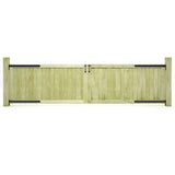 vidaXL Gates 2 pcs 300x75 cm impregnated pine