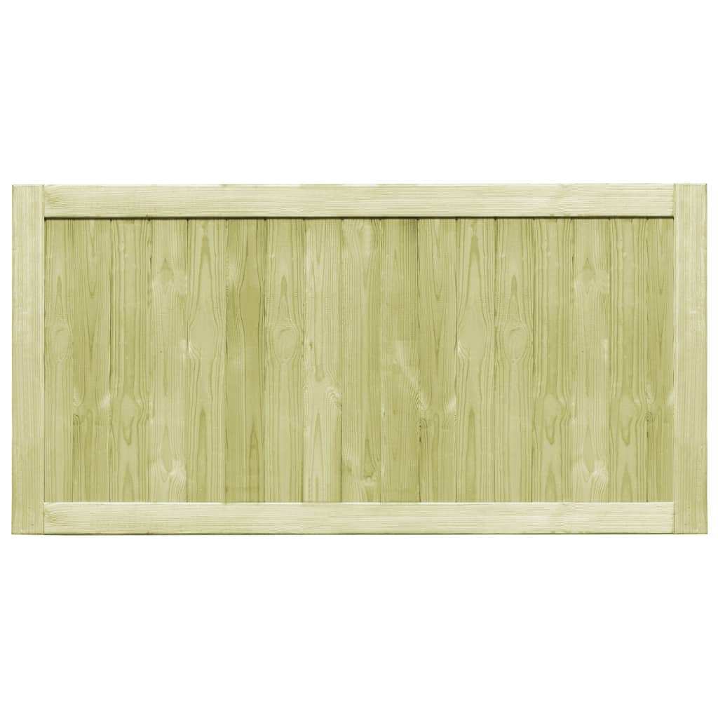 vidaXL Gates 2 pcs 300x75 cm impregnated pine