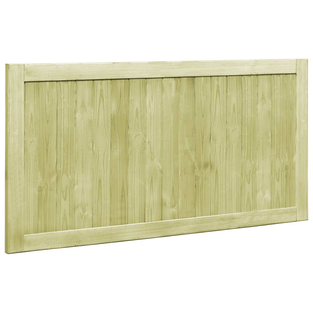vidaXL Gates 2 pcs 300x75 cm impregnated pine
