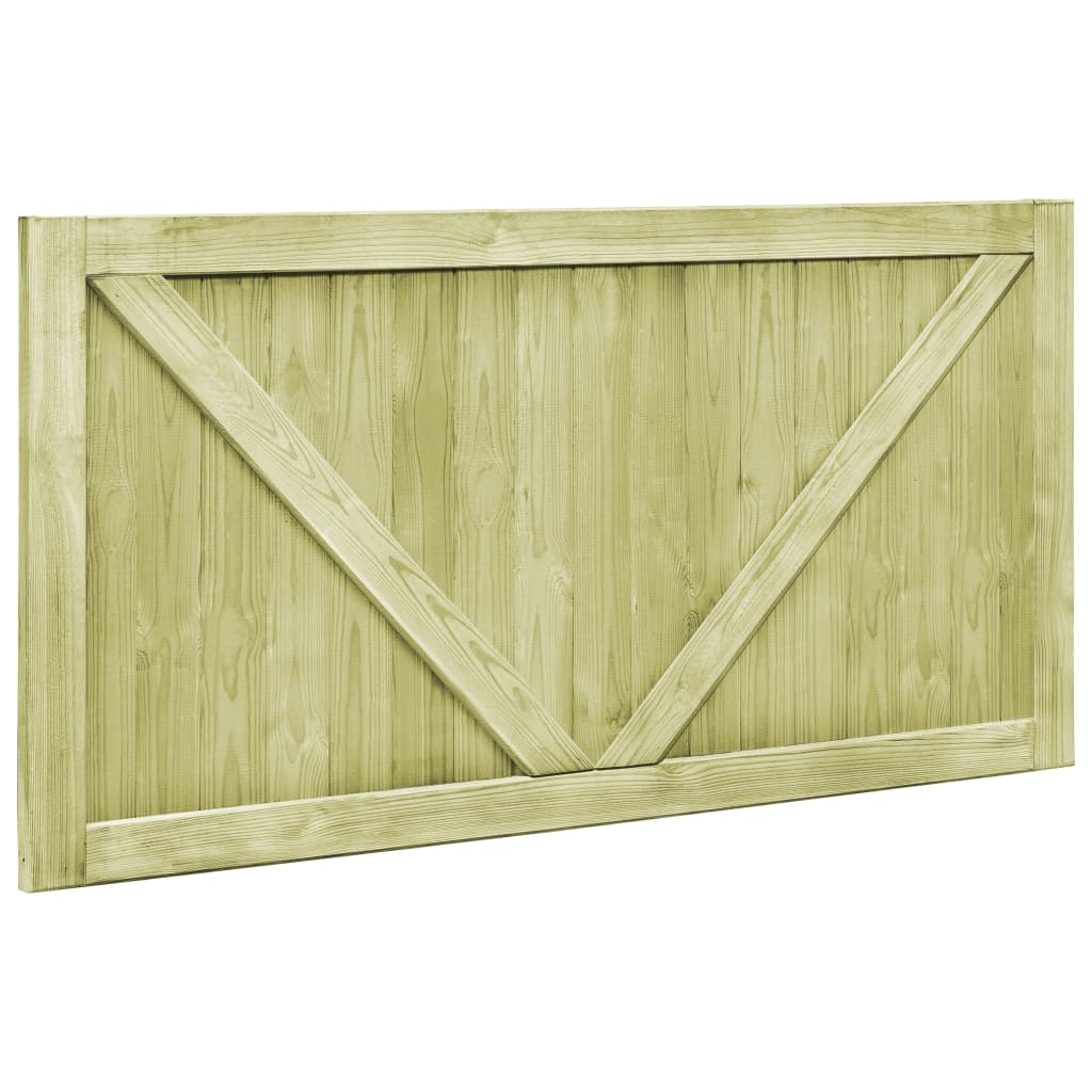 vidaXL Gates 2 pcs 300x75 cm impregnated pine