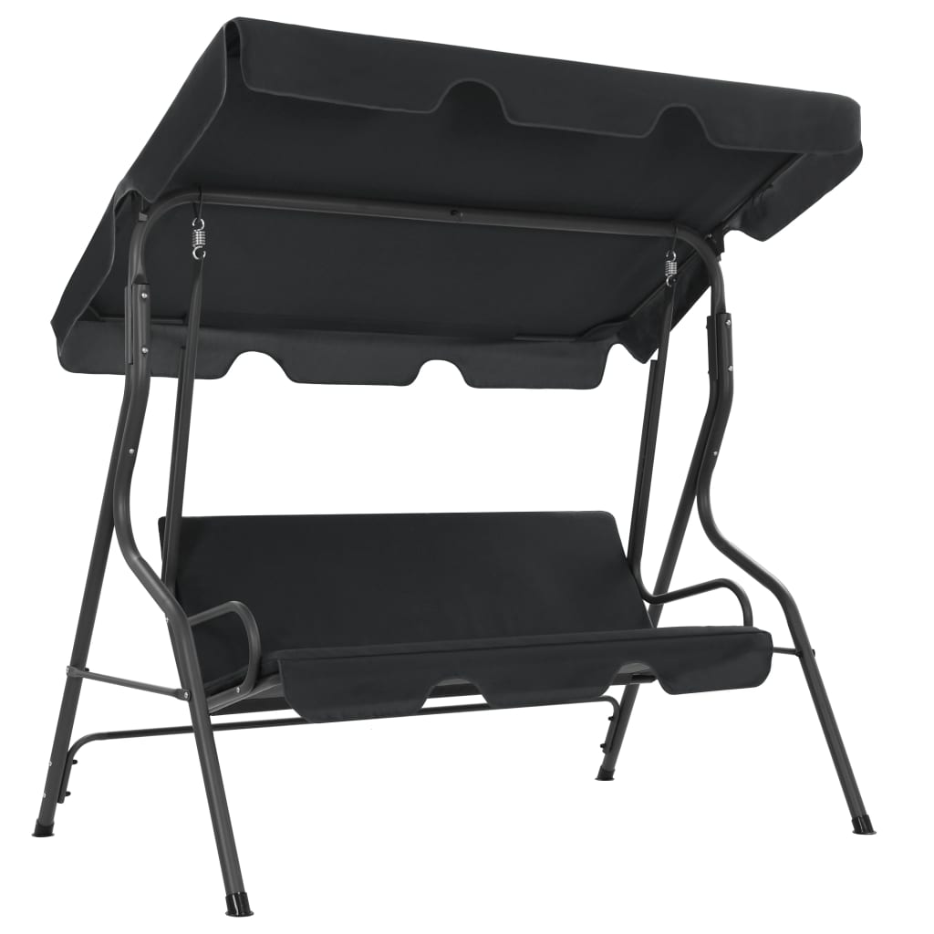 vidaXL Schommelbank 170x110x153 cm crèmewit