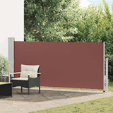 vidaXL Tuinscherm uittrekbaar 140x600 cm zwart