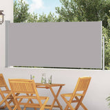 vidaXL Tuinscherm uittrekbaar 140x600 cm zwart
