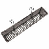 vidaXL Balkonplantenbakken 2 st 50 cm rattan zwart
