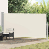 vidaXL Tuinscherm uittrekbaar 140x600 cm zwart