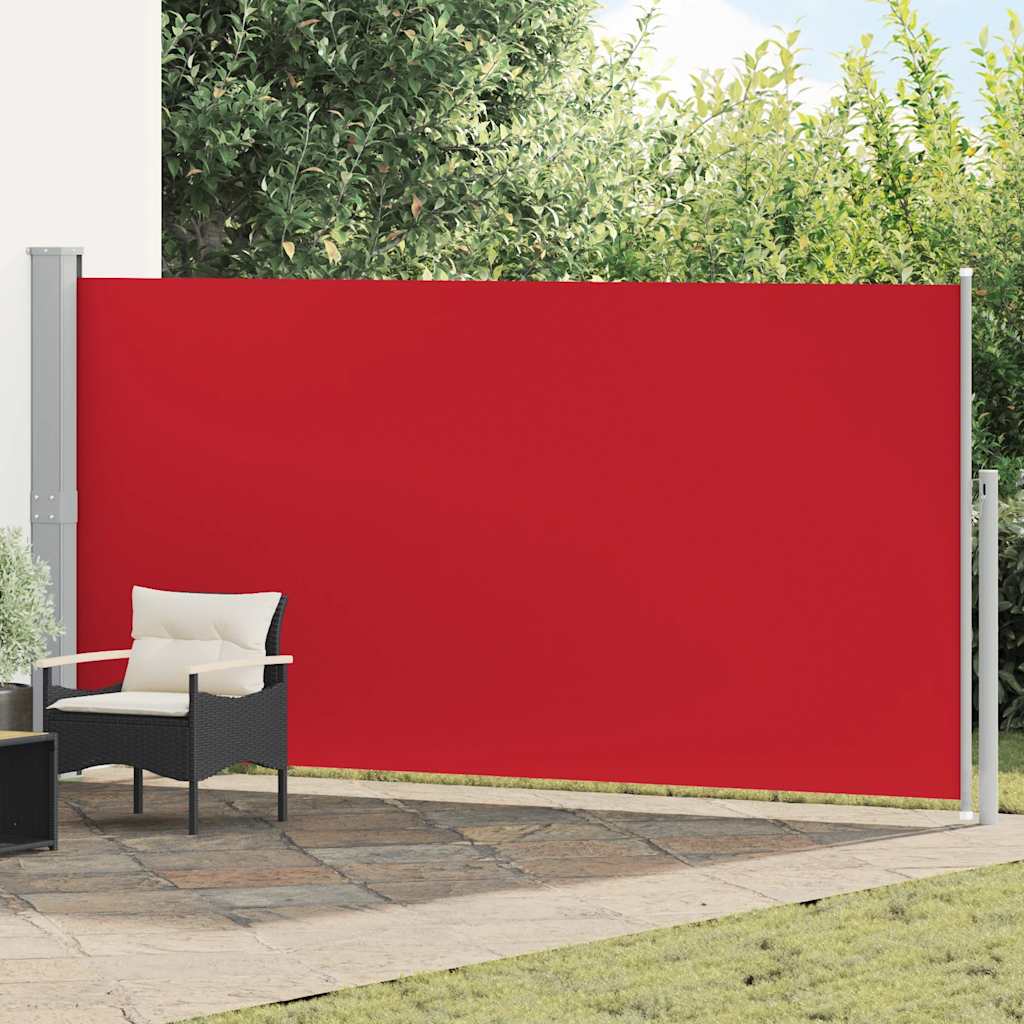 vidaXL Tuinscherm uittrekbaar 140x600 cm zwart
