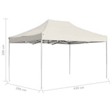 vidaXL Pop-Up Gazebo Pro 3x3 m Aluminium Anthracite